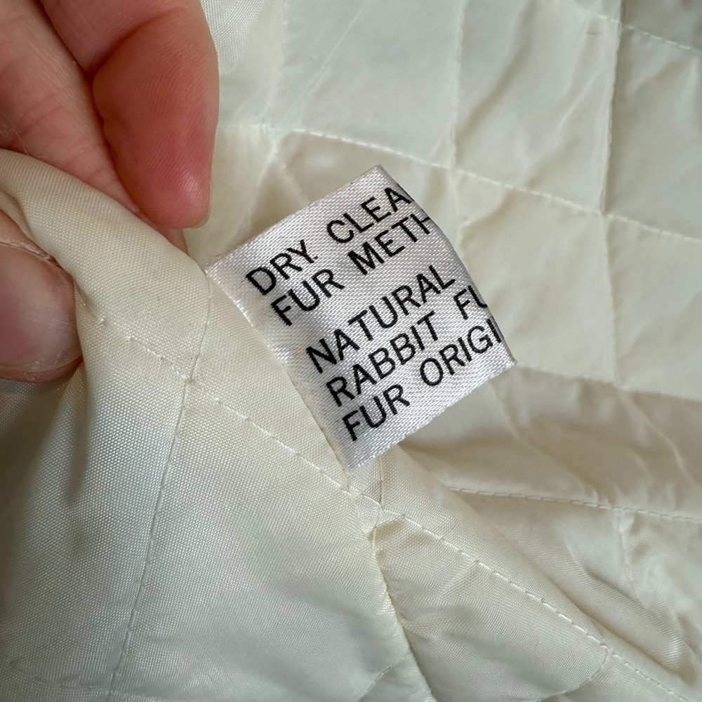 Vintage Rabbit Fur Jacket - Picture 7 of 8
